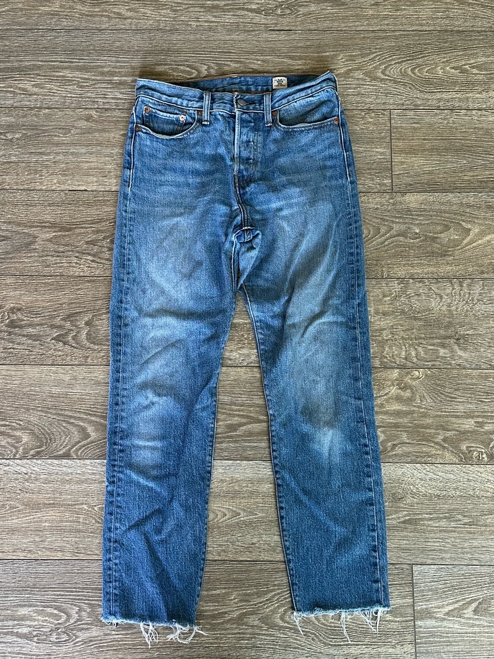 Levi’s wedgie fit white oak cone denim size 27